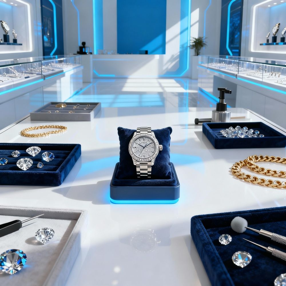 المجوهرات والساعات