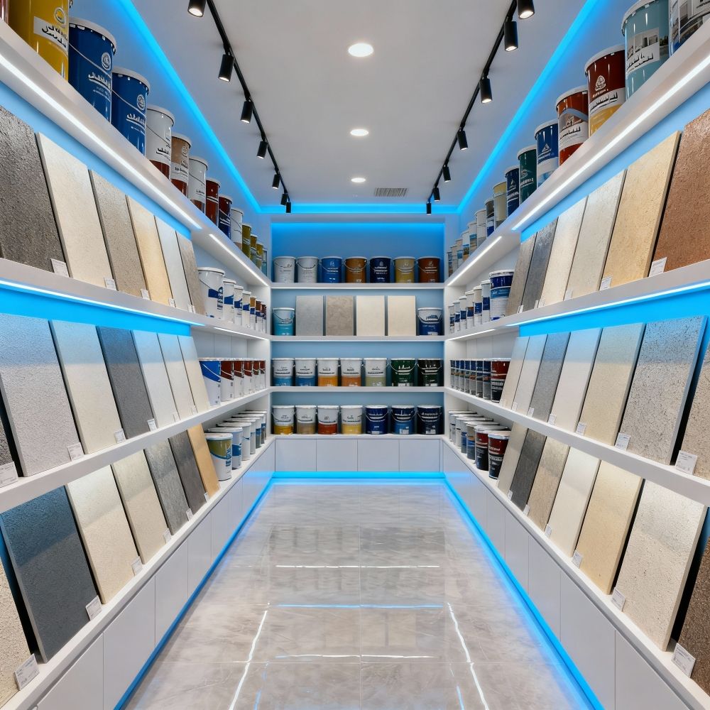 الدهانات ومواد البناء